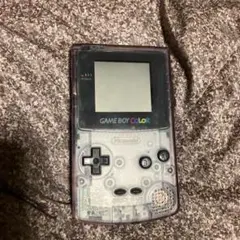 ジャンク品GAME BOY COLOR 本体 クリアーパープル