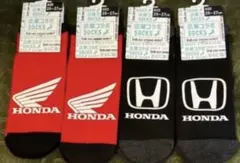 新品 未使用　HONDA ホンダ ソックス 4足セット 25-27cm