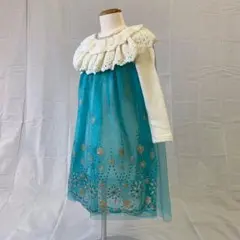 【 最終値下げ 】 韓国 子ども服 刺繍レース ワンピース ドレス