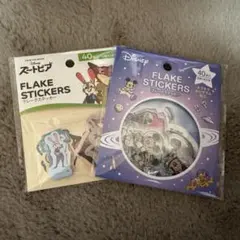 ディズニー ズートピア ミッキー フレークステッカー 2種セット 40枚入