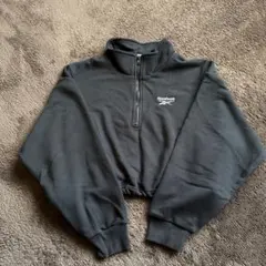 Love toxic Reebok ハーフZIPスウェット