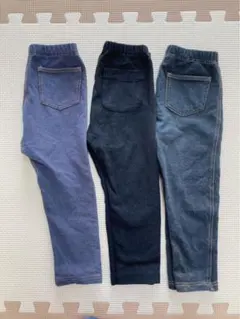 ユニクロ　10分丈レギンスパンツ 3枚セット 90cm