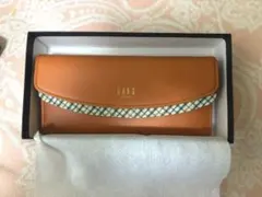 DAKS 長財布 オレンジ チェック柄のサムネイル