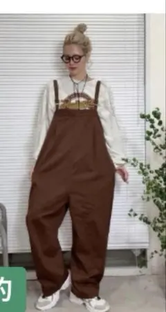 おなつ　しまむら　サロペットパンツ　シャツ　セット