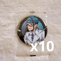 ツイステ　ジェイド　実験着　缶バッジ