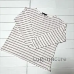 【Lugnoncure】ボーダー長袖カットソー