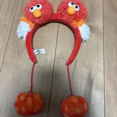 エルモ カチューシャ ポンポン付き