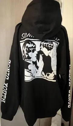 ソニックユース　GILDAN ブラックパーカー XL