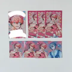 にじさんじ ぎゃうるふ ランダムチェキ風カード 赤城ウェン セット