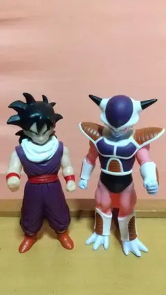 激レア　希少　廃盤　限定2体セット　ドラゴンボールZ　ソフビ　フリーザ　孫悟飯