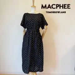 【極美品】MACPHEE　トゥモローランド 日本製 コットン100%　ワンピースのサムネイル