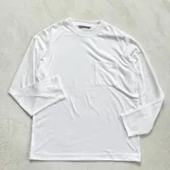イッカ◇ロングTシャツ ポケットT カジュアル ノームコア シンプル Lのサムネイル