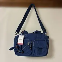 Kipling ショルダーバッグ ブルー 2way