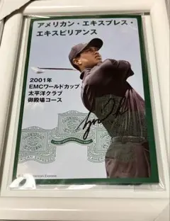 タイガーウッズ選手直筆サイン タイガーウッズ選手直筆サイン タイガーウッズ直筆サインの値段