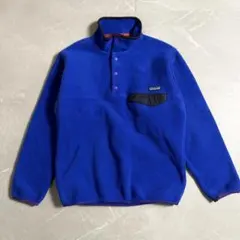 美品　パタゴニア　シンチラ　スナップt 90s ブルー　Sサイズ　フリース