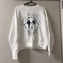 ミッキーマウス トレーナー 白