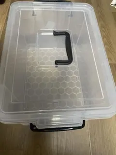 透明プラスチック収納ボックス 中型(16L-395*280*220mm)