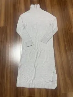 AZUL basicグレー ニットワンピース Sサイズ