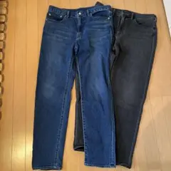 GU スキニーデニム 2本セット 32
