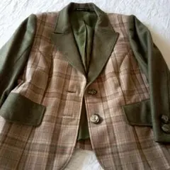 別注仕立て チェック柄ジャケット