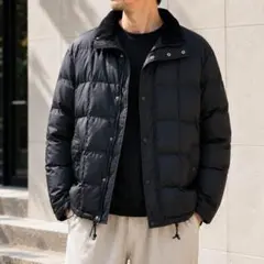 UNIQLO オールドユニクロ【XL】プレミアムダウン ブラック ダウンフェザー