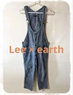 ☘️T19436☘️Lee earth オーバーオール XSのサムネイル