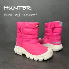 【未使用】HUNTER ハンター　オリジナル　キッズスノーブーツ　ピンク