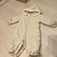 50cm〜70cmベージュ フード付きアウター