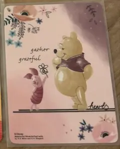 ディズニーストア　じゃんけんカード　プーさん　プー　くまのプーさん