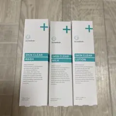 SKIN CLEAR WASH/MILK/LOTION セット