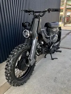 ホンダ　スーパーカブ　カットレッグカバー　黒のサムネイル