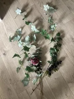 SALE！造花 フェイクグリーン アイビー 花 ブドウ インテリア 飾り