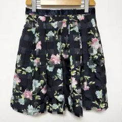 Karl Park Lane 大人可愛い花柄シアーフレアスカート 11号のサムネイル