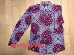 ペイズリー柄 長袖