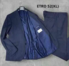 ETRO エトロ メンズ セットアップ スーツ ネイビー ストライプ52(XL)のサムネイル
