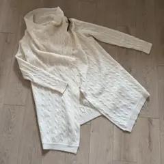 POLO RALPH LAUREN カシミヤ混 ポンチョ カーディガン
