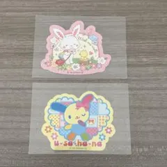 サンリオキャラクターズクッキー3 ウィッシュミーメル・ウサハナ ステッカー