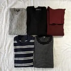 メンズ　ニット・セーターまとめ売り　XS〜Mサイズ