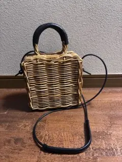 plein de bonnes choses シェルバッグ　アラログ　かごバッグ plein de bonnes choses シェルバッグ アラログ かごバッグ