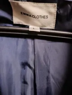 EMMA CLOTHES ネイビー チェスターコート L