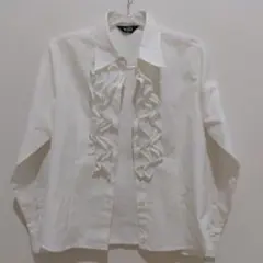 XOXO フリル付きホワイトシャツ 15/16のサムネイル