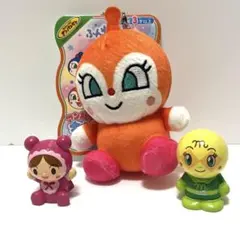 【美品・匿名発送】アンパンマン ぬいぐるみ マスコット 3点セット♫