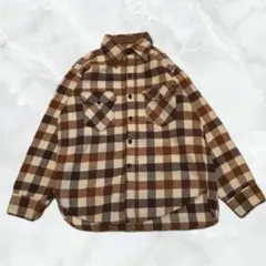 60s-70s L.L.Bean ウールシャツ　Lサイズ 筆記体タグ