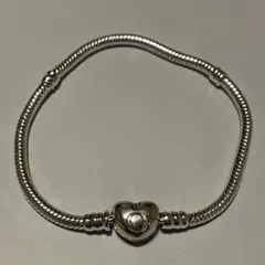 Pandora ハート　シルバー　ブレスレット　18cm パンドラ