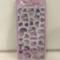 サンリオ　ハローキティ　立体　ぷっくり　ボンボンドロップシール