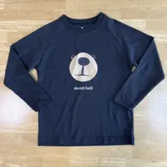 mont-bell モンベル　くまフェイス　長袖T シャツ120cm