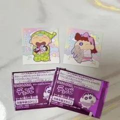 クレヨンしんちゃんチョコビシール　2枚セット