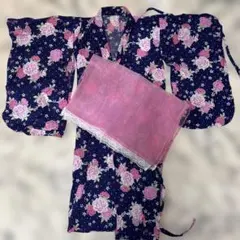 120サイズ 女の子 浴衣 2点セット