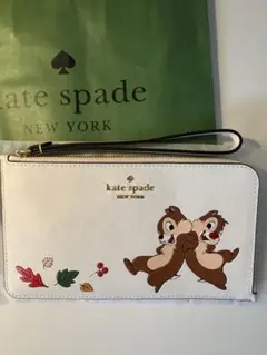 新品未使用　【kate spade x Disney】 長財布 チップ&デール