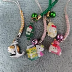 ご当地ハローキティ キーホルダーセット 鈴付き５個セット⑨